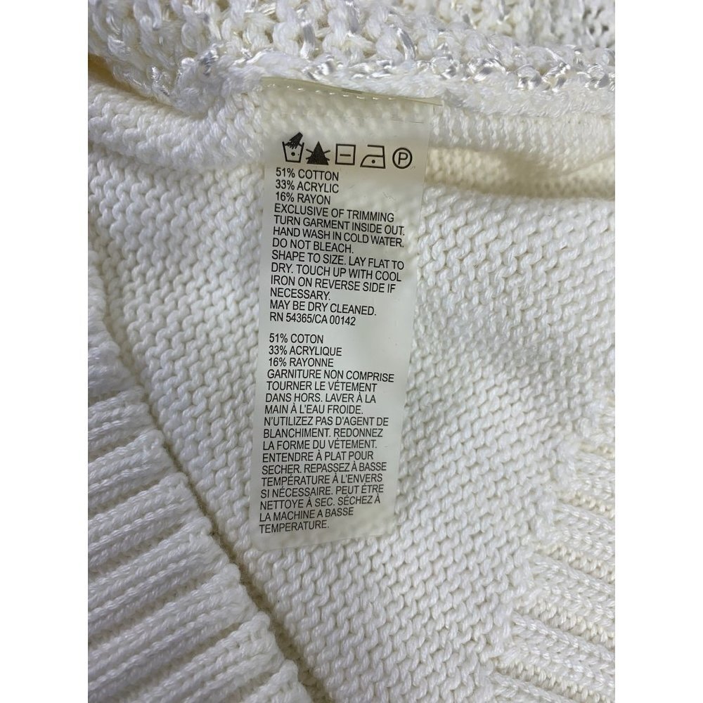 Allison Daley Women's Perfectly Pastel Cream Sweater - Picture 5 of 8
